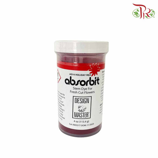 Absorbit Dyed Color AS14 Holiday Red - 71000014 - Pudu Ria Florist Southern