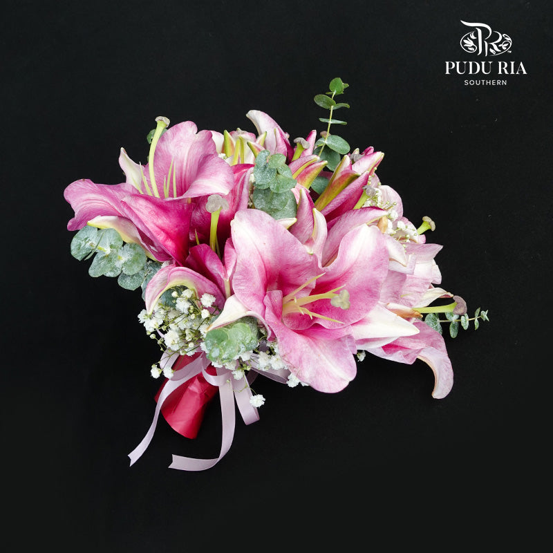 Lily Wedding Bouquet - Pudu Ria Florist Southern