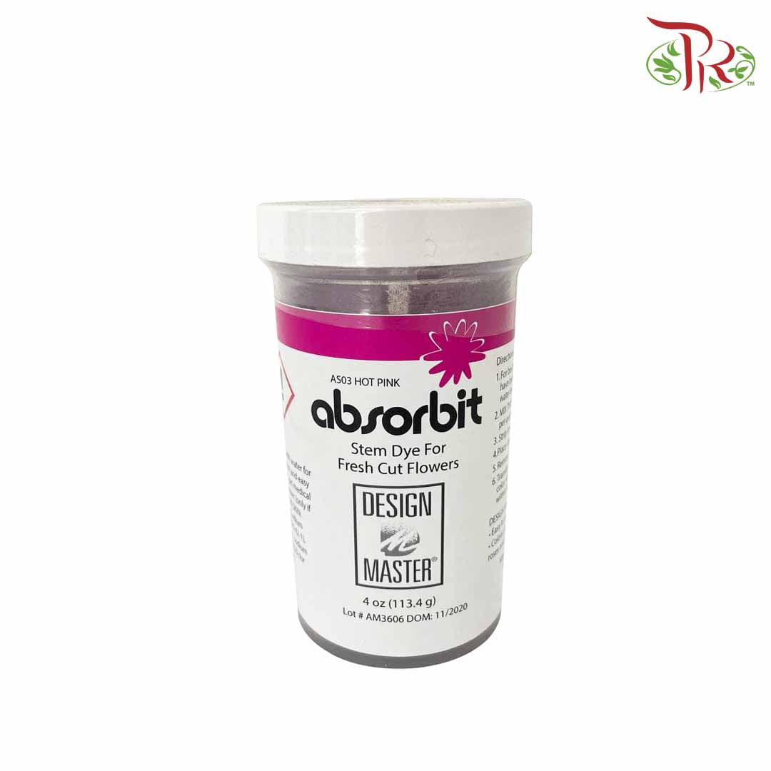 Absorbit Dyed Color AS03 Hot Pink - 71000003 - Pudu Ria Florist Southern