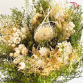 Dry Bouquet - White And Green - Pudu Ria Florist Southern