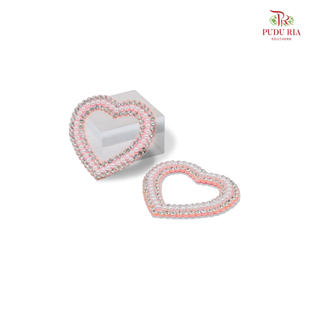Love Card Insertion Pink Love Word - FBA020#4 - Pudu Ria Florist Southern