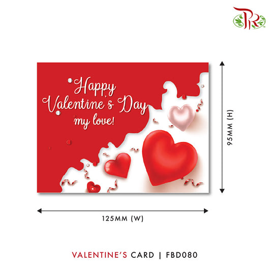 Valentine's Day Cards - FBD080 - Pudu Ria Florist Southern