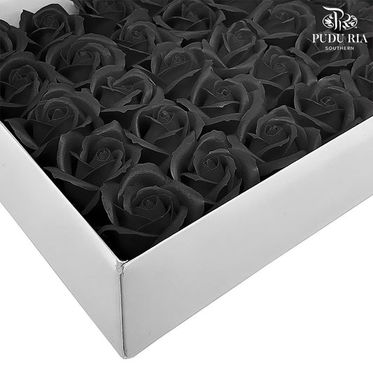 Eco Soap Flowers Black - FBA017#5 - Pudu Ria Florist Southern