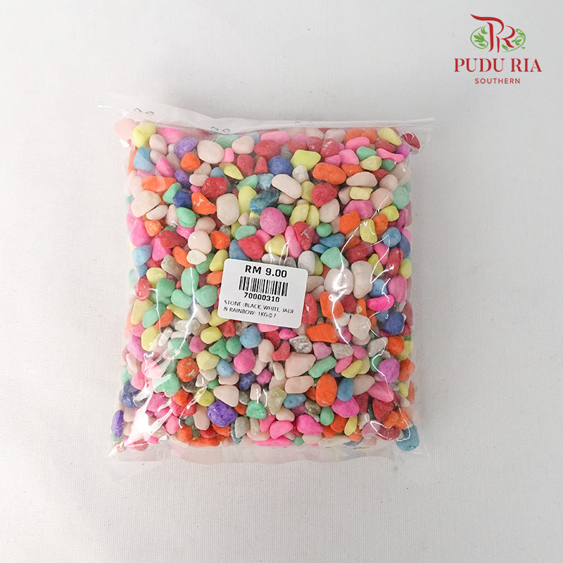 Rainbow Stone Small 1Kg - Pudu Ria Florist Southern