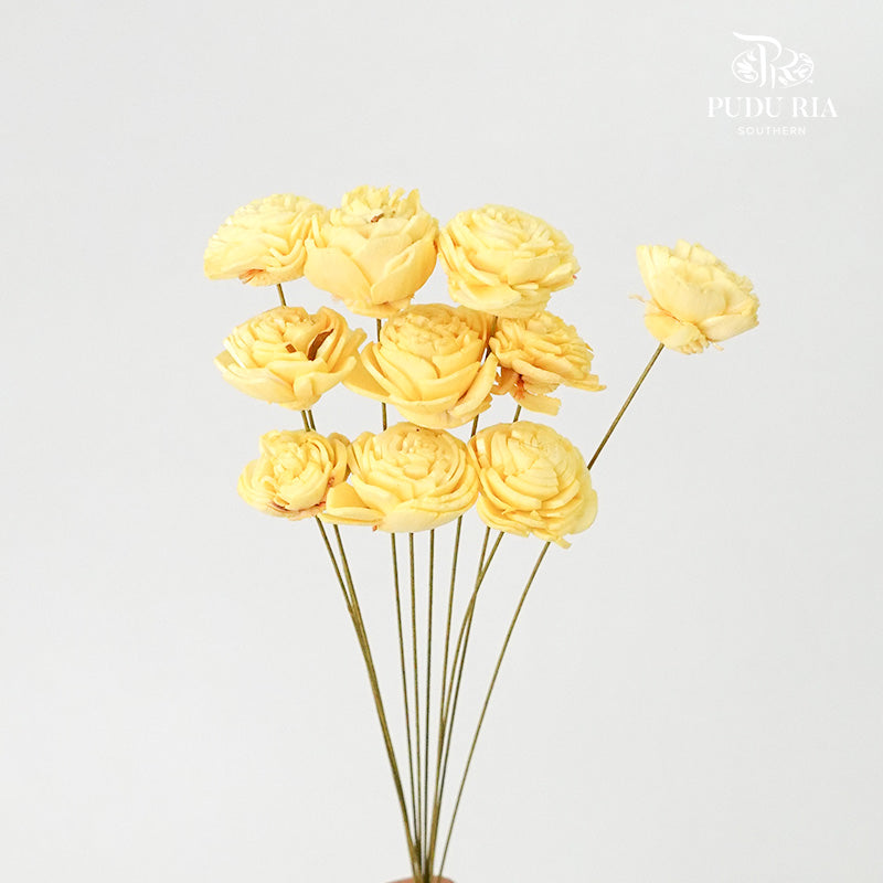 Sola Rose Mini Yellow - Pudu Ria Florist Southern