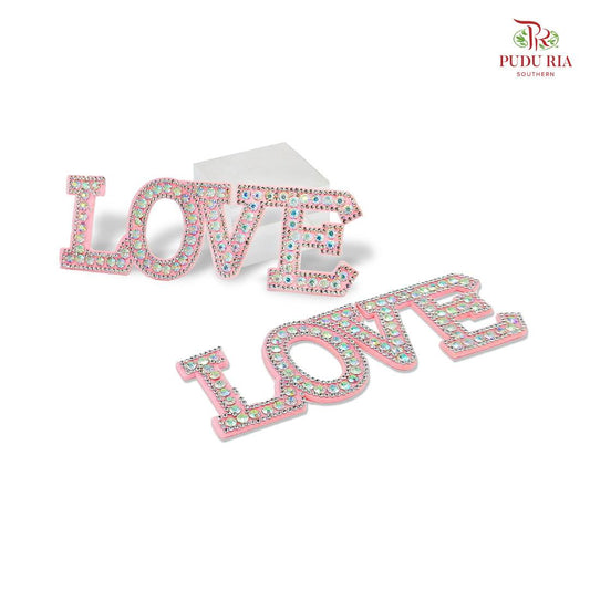 Love Card Insertion Pink - FBA020#2 - Pudu Ria Florist Southern