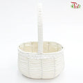 White Basket 46-133 (S) - Pudu Ria Florist Southern