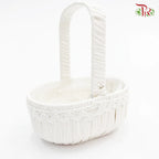 White Basket 46-030 (S) - Pudu Ria Florist Southern