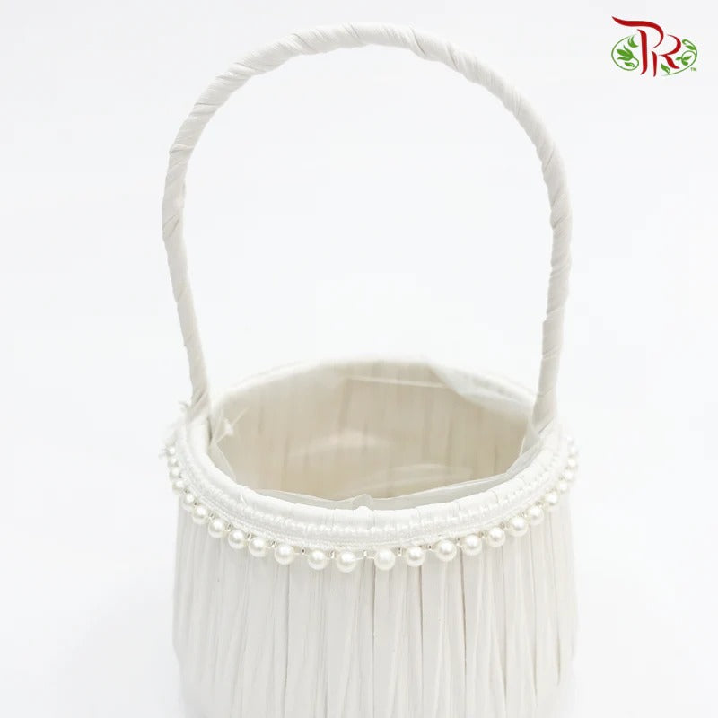 White Basket 46-038 (S) - Pudu Ria Florist Southern