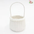White Basket 46-038 (S) - Pudu Ria Florist Southern