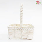 White Basket 46-122 (S) - Pudu Ria Florist Southern