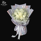 White Rose Bouquet (10stems) - Pudu Ria Florist Southern