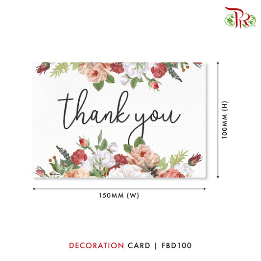 Decoration Cards - FBD100 - Pudu Ria Florist Southern