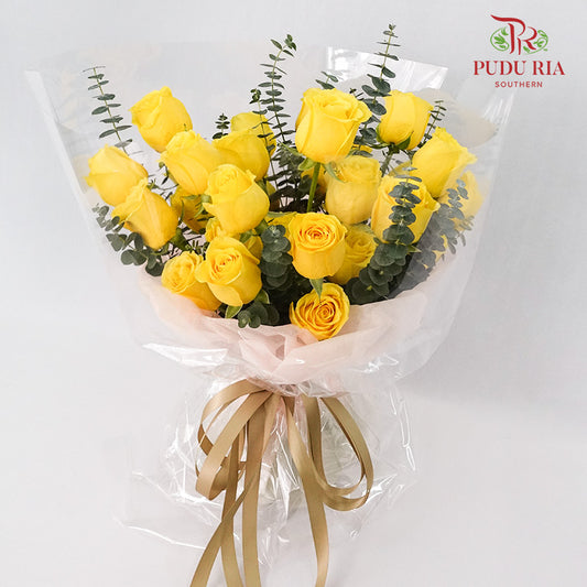 Yellow Rose Bouquet (30 stems) - Pudu Ria Florist Southern