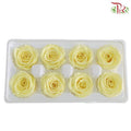 8 Bloom Preservative Rose - Light Yellow - Pudu Ria Florist Southern