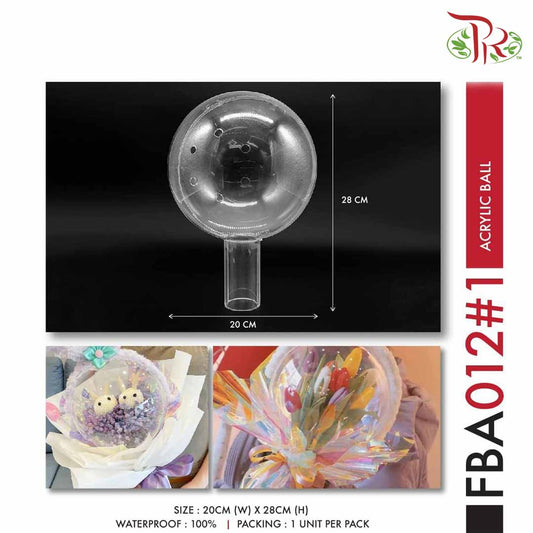 Acrylic Ball / Per Piece - FBA012#1 - Pudu Ria Florist Southern