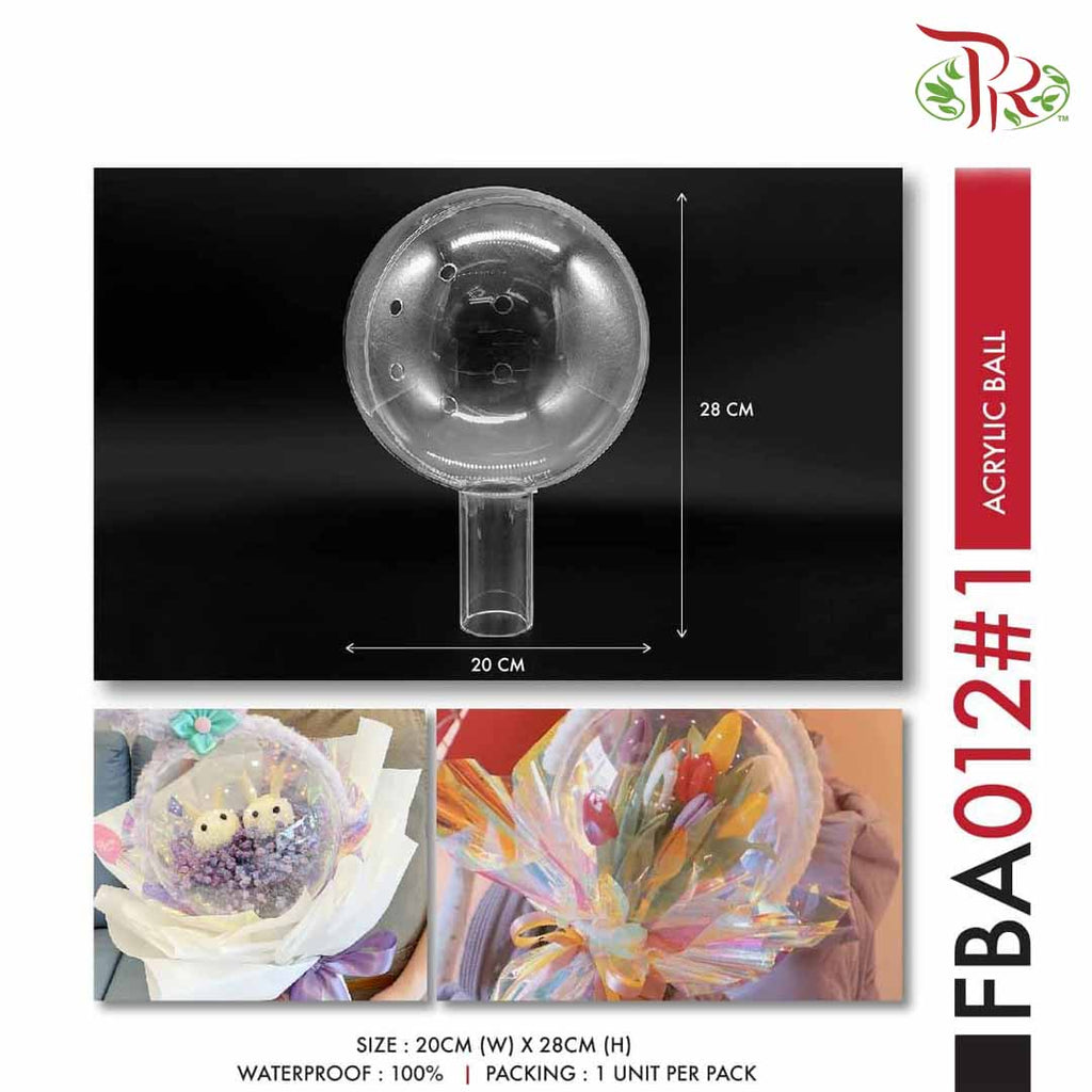 Acrylic Ball / Per Piece - FBA012#1 - Pudu Ria Florist Southern