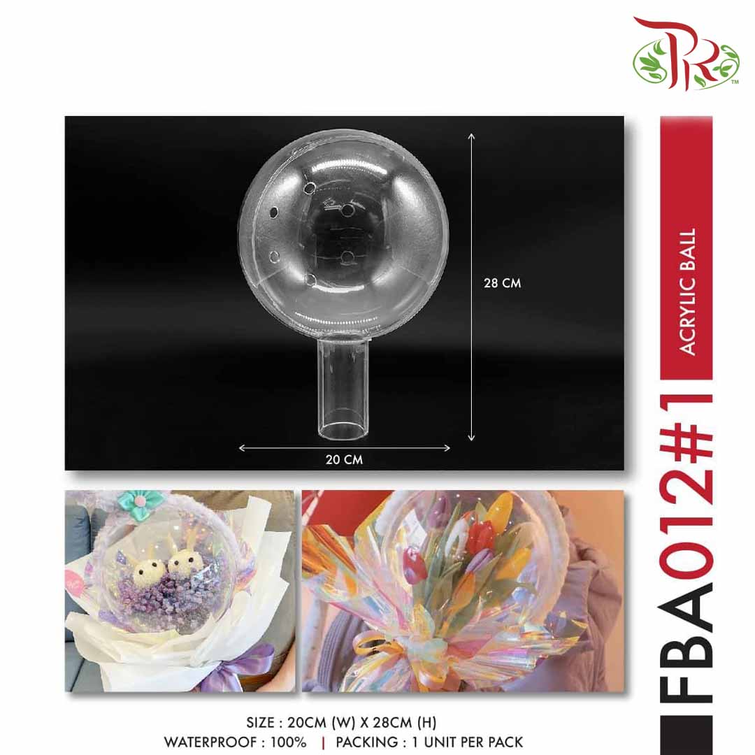 Acrylic Ball / Per Piece - FBA012#1 - Pudu Ria Florist Southern