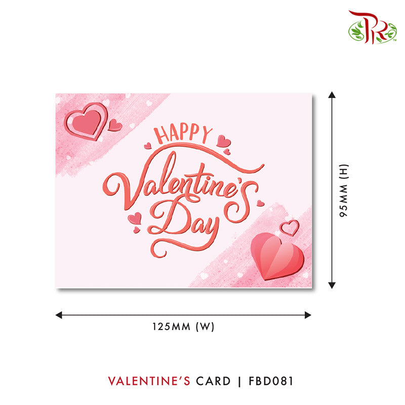 Valentine's Day Cards - FBD081 - Pudu Ria Florist Southern