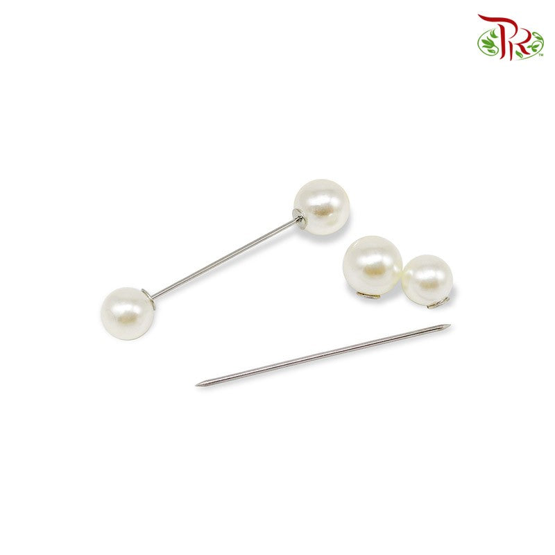 Double Headed Pearl Pin-FBA024#1 - Pudu Ria Florist Southern