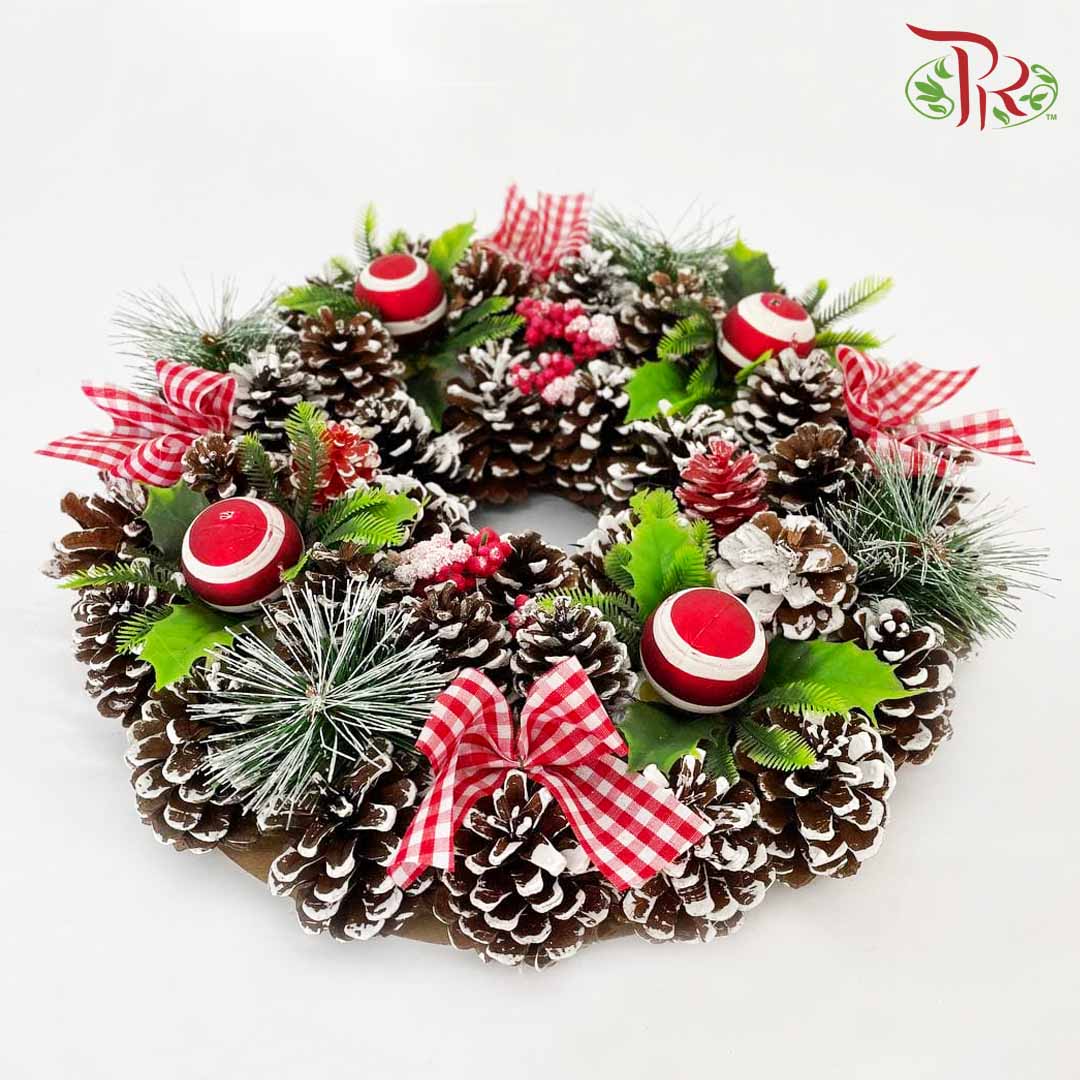 Christmas Wreath - Red - Pudu Ria Florist Southern