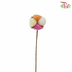 Artificial Cotton Flower - Rainbow - Pudu Ria Florist Southern