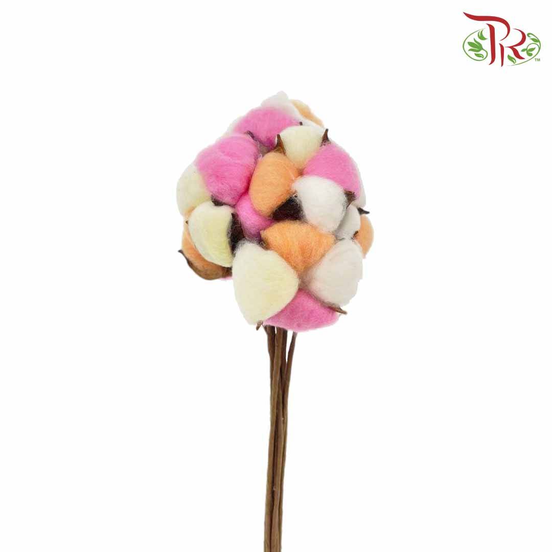 Artificial Cotton Flower - Rainbow - Pudu Ria Florist Southern