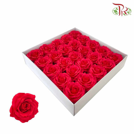 25 Bloom Premium Artificial Flower Fragrance (5 Layers) - Red - Pudu Ria Florist Southern