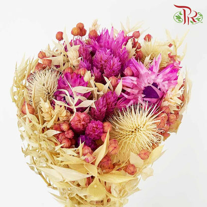 Dry Bouquet - Cherry Purple - Pudu Ria Florist Southern