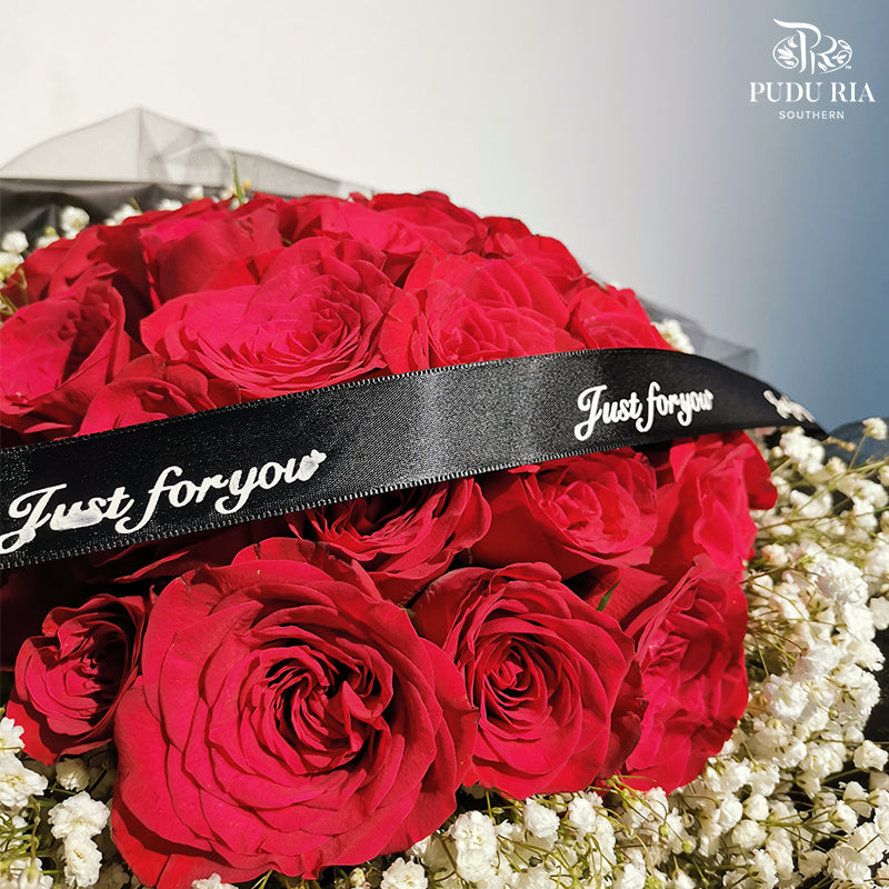Red Rose Bouquet (20 stems) - Pudu Ria Florist Southern