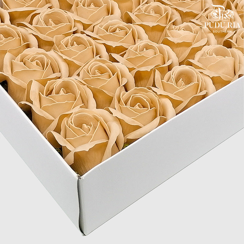 Eco Soap Flowers Khaki - FBA017#7 - Pudu Ria Florist Southern