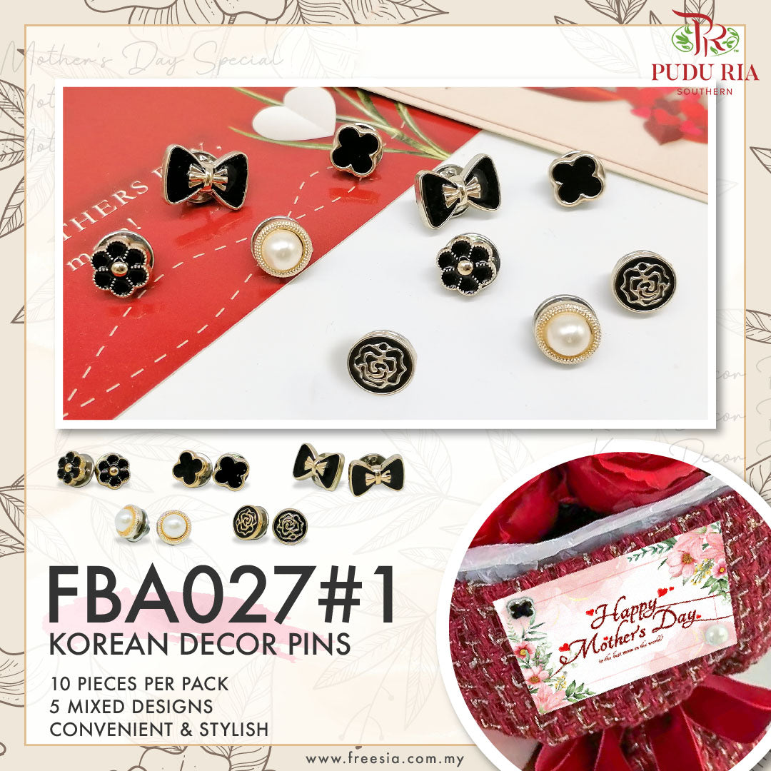 Korean Deco Pins - FBA027#1 - Pudu Ria Florist Southern