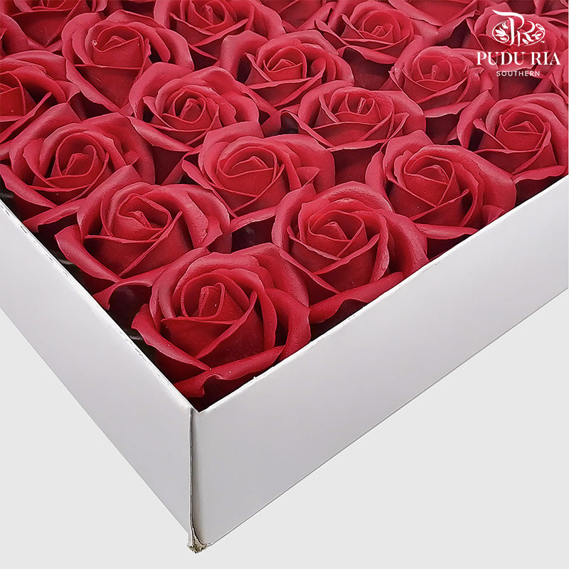 Eco Soap Flowers Wine Red - FBA017#8 - Pudu Ria Florist Southern