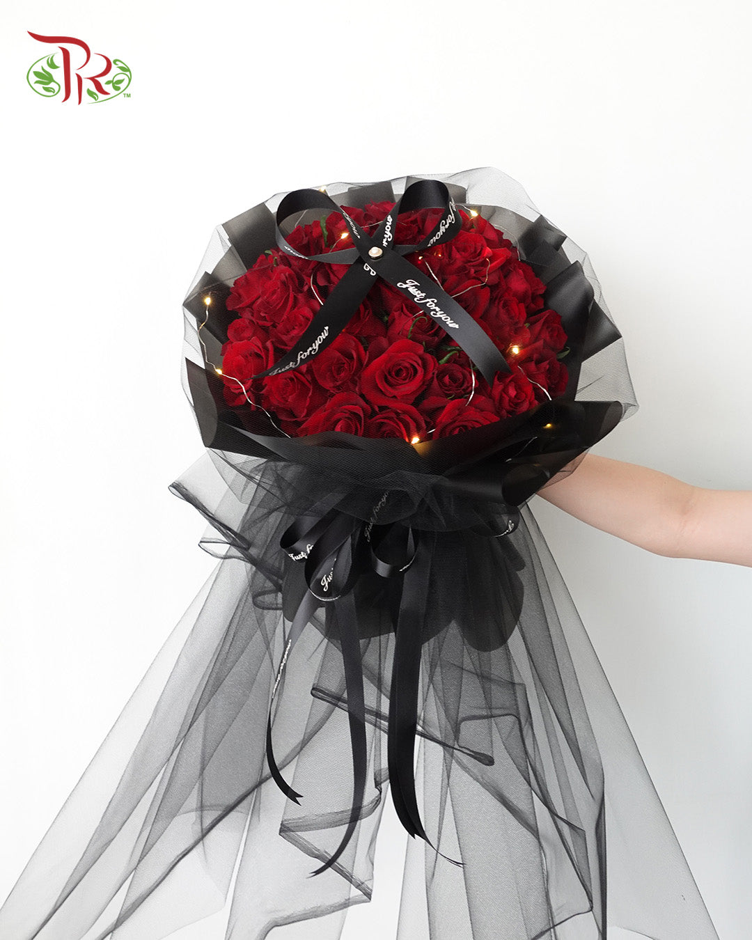Red Rose Bouquet with LED Light (30 stems)