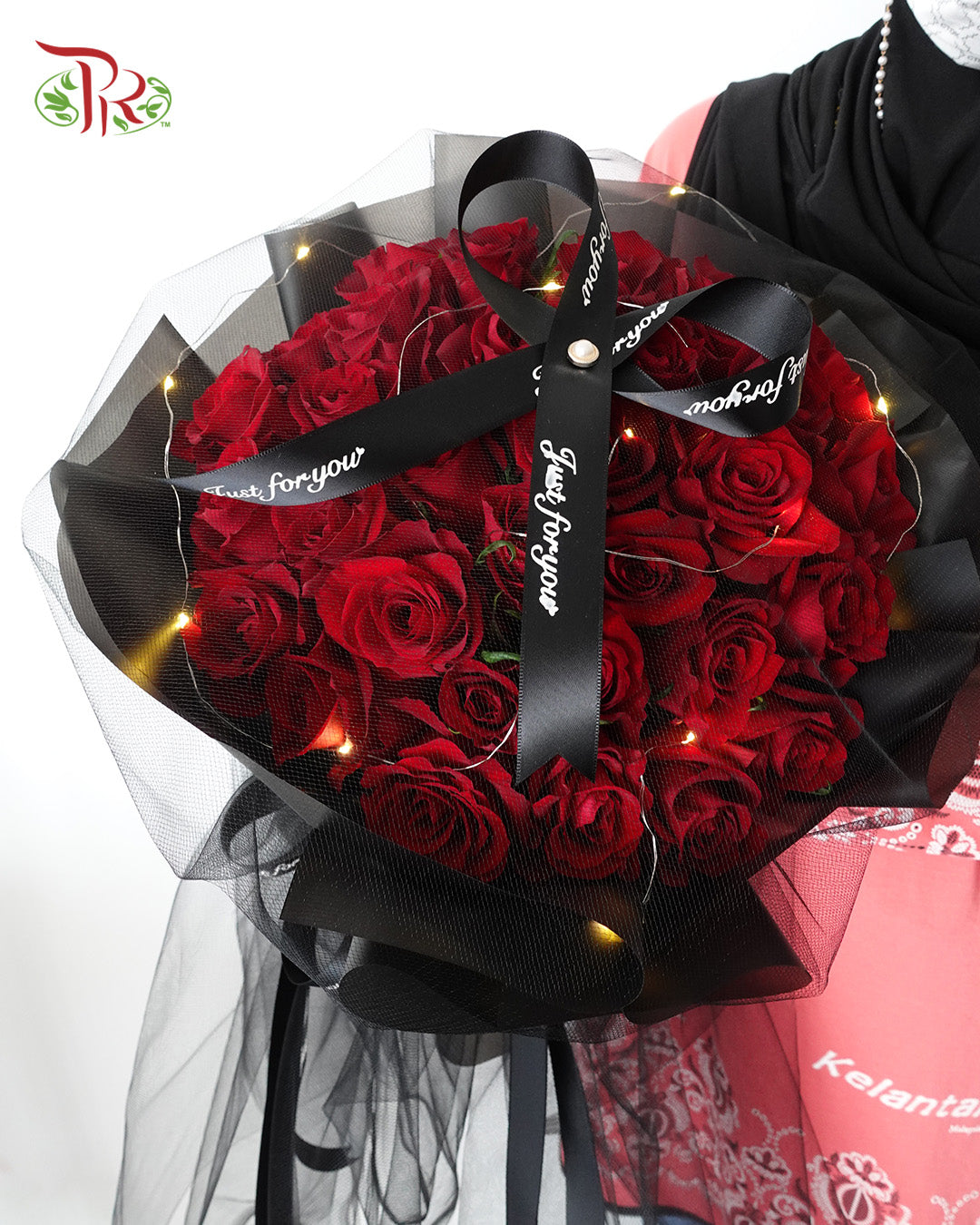 Red Rose Bouquet with LED Light (30 stems) - Pudu Ria Florist Southern