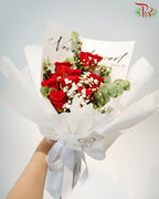 Red Rose Bouquet (10 stems) - Pudu Ria Florist Southern