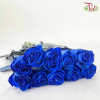 Rose Mondial Dyed Blue (8-10 Stems) - Pudu Ria Florist Southern