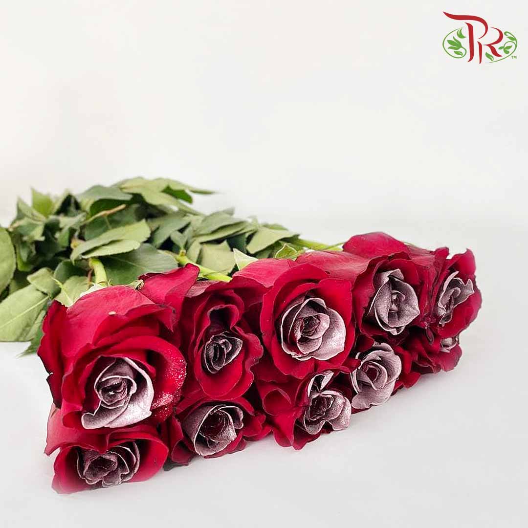 Rose Christmas Silver (8-10 Stems) - Pudu Ria Florist Southern