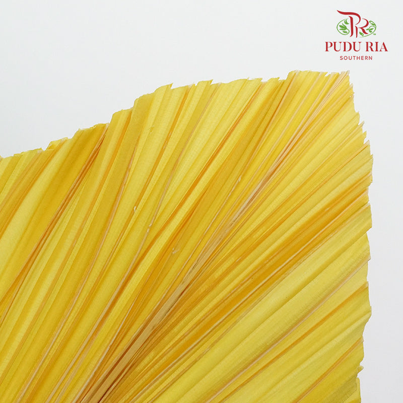 Dry Palm Dyed Yellow(5 Stems) - Pudu Ria Florist Southern